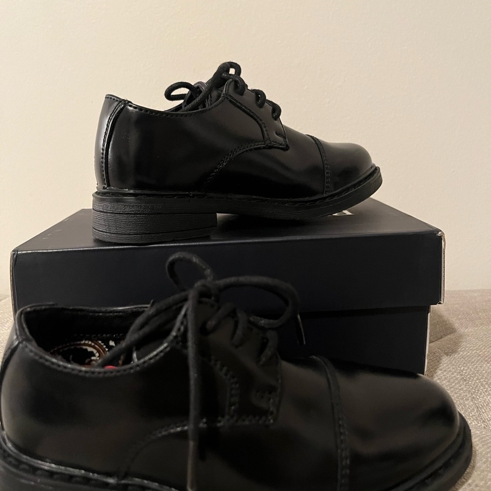 Classic Black boys Derby Shoes